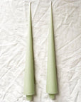 Cone Tapers 14" Celadon Accessories - Candles & Diffusers - Candles Greentree 
