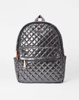 City Metro Backpack XS Anthracite Metallic Handbags - Backpack MZ Wallace 