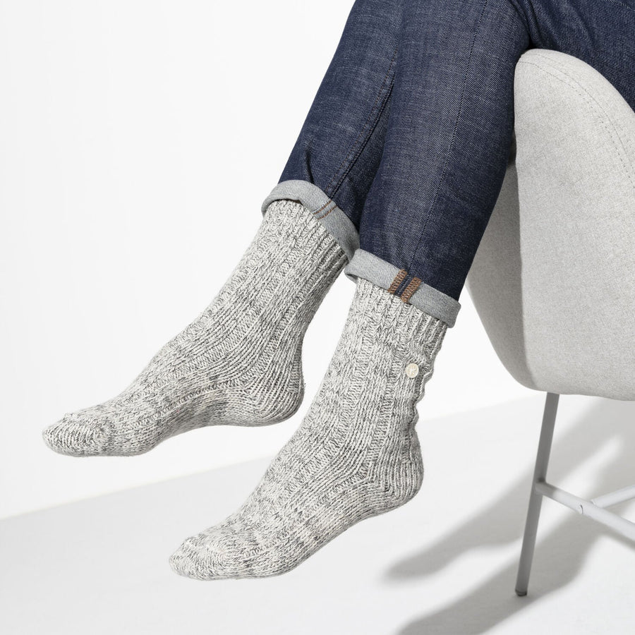 Cotton Twist Women Gray Hosiery and Lingerie - Socks Birkenstock 