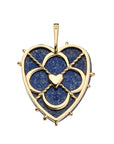 LOVE Carry Your Heart Lapis 18" Drawn Link Jewelry - Necklaces Jane Win
