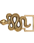 Snake Buckle Gold Accessories - Belts Claris Virot