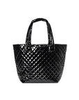 Metro Tote Deluxe Medium Black Lacquer II Handbags - Tote & Satchel MZ Wallace