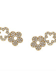 Garden Pave Climber Earrings Jewelry - Earrings ASHA