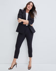 Scuba Dickey Jacket in Black Jackets - Blazers Veronica Beard
