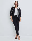 Scuba Dickey Jacket in Black Jackets - Blazers Veronica Beard