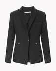 Scuba Dickey Jacket in Black Jackets - Blazers Veronica Beard