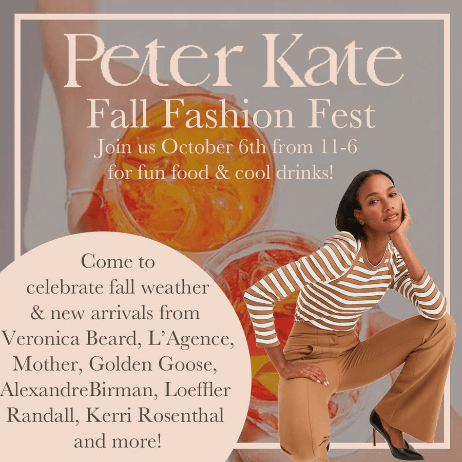 Don't Miss Today's Fall Fashion Fest! Pick Your Discount, Fun Food & Cocktails!