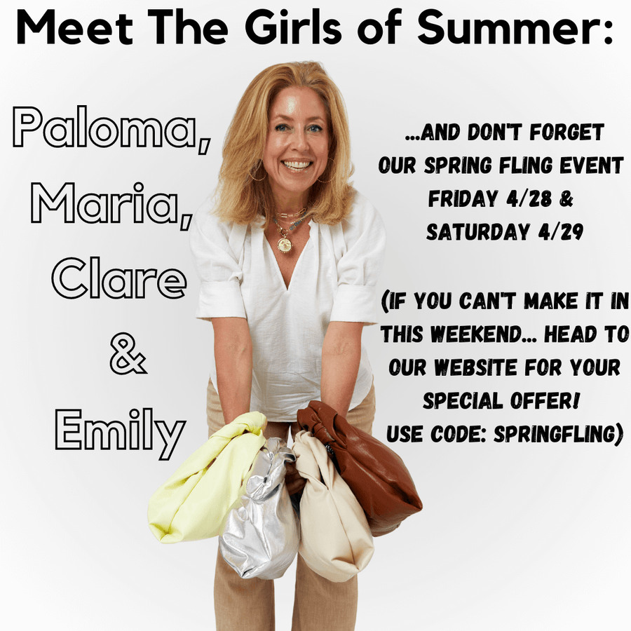 Meet the Girls of Summer at Our Spring Fling Event Friday April 28th & Saturday April 29th!