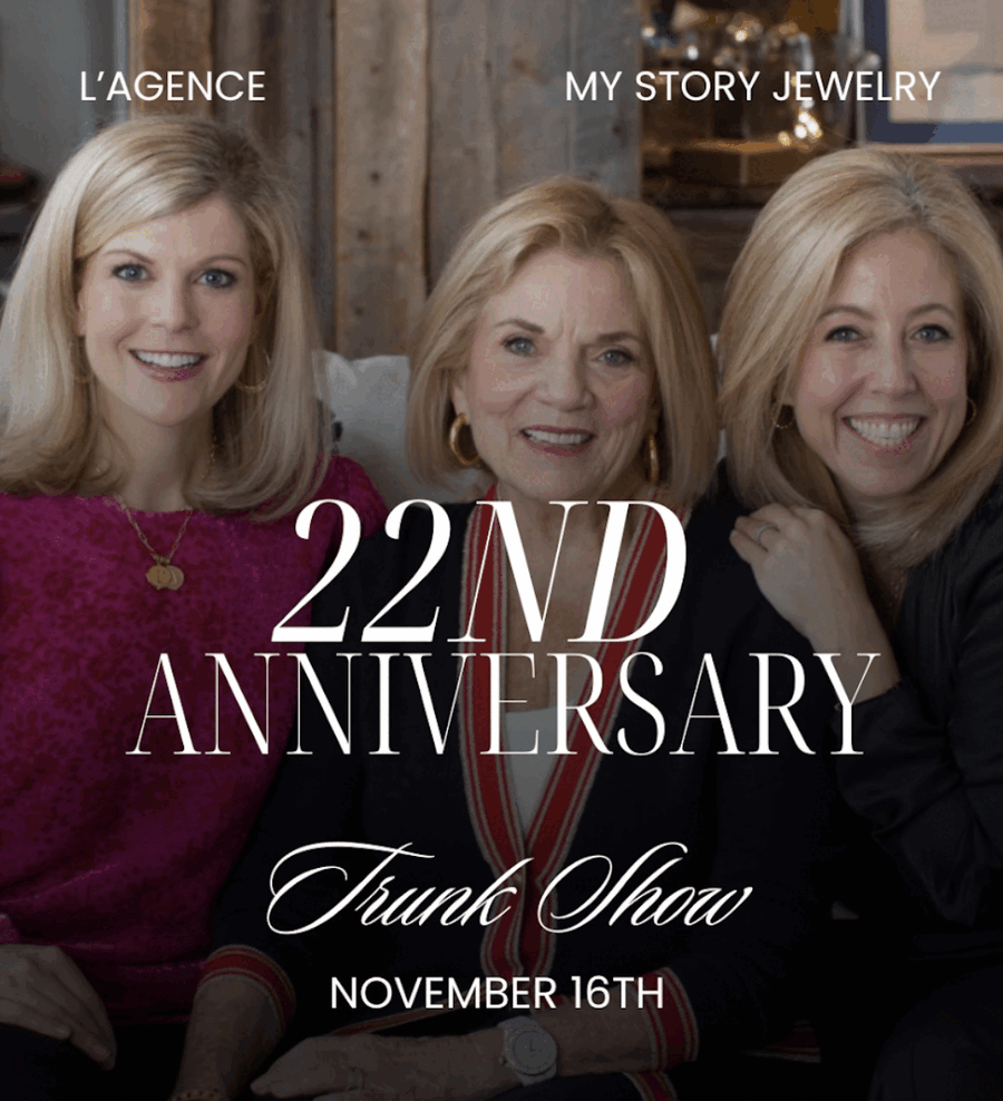 PK’s 22nd Anniversary Trunk Show. Featuring NY Stylist Oscar from L’Agence, My Story Jewelry, giveaways, discounts, drinks, lite bites & more!