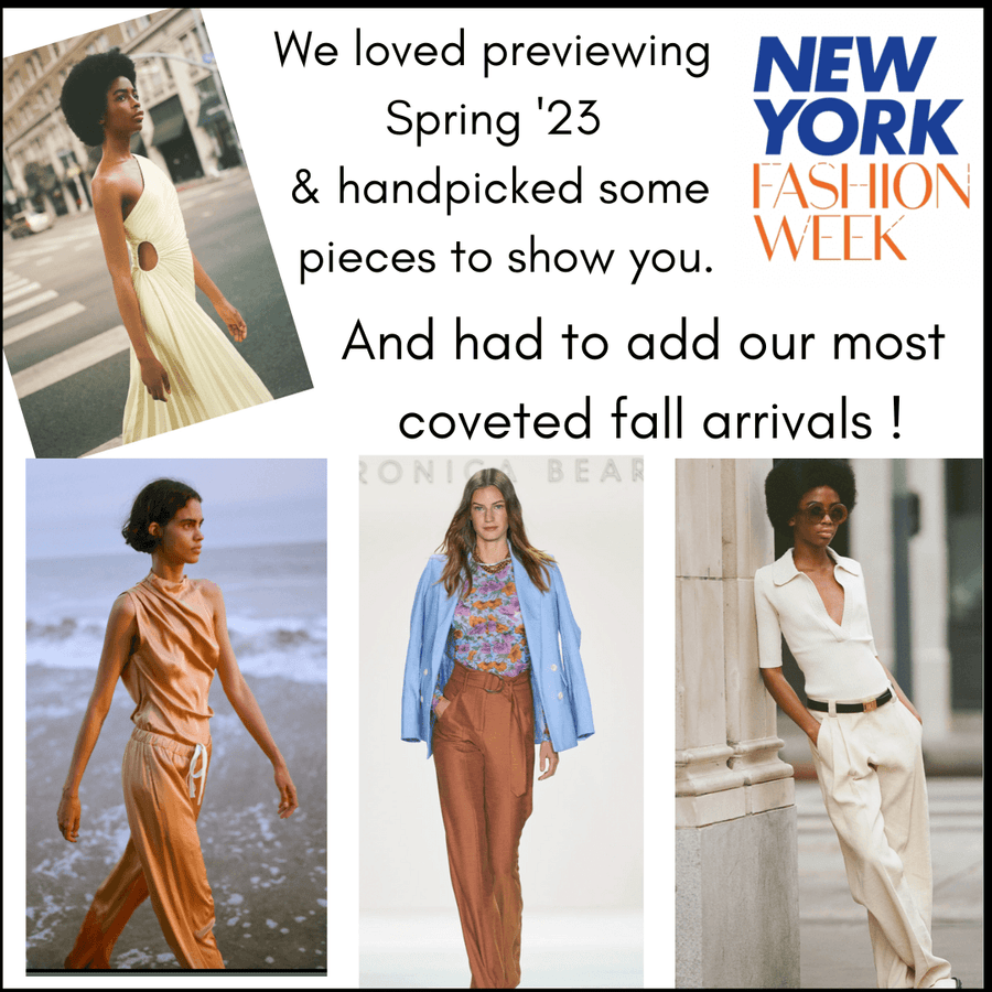 NYFW Highlights! Plus our most coveted Fall pieces now!