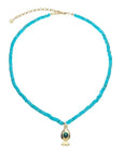 Strong Keep Swimming Beaded Necklace Necklaces Jane Win 