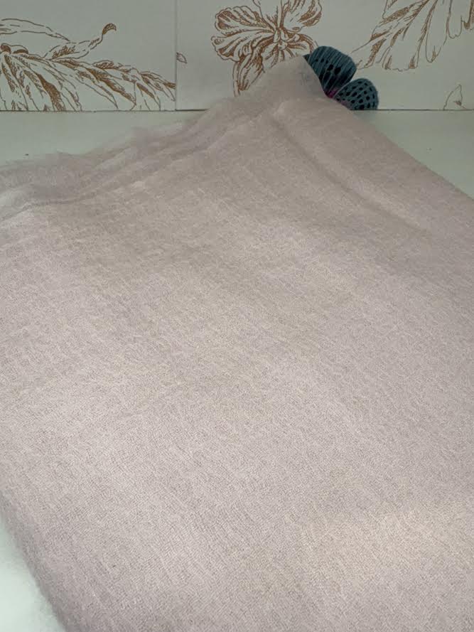 Solid Sheer Felted 40/80" Shawl Rosewater Scarves KAS 