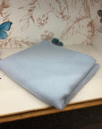 Solid Woven Shawl With Palettes and Fringe 28/80" Illusion Blue Scarves KAS 