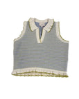 Clem Top Twilight Mist Sweater - V-Neck Cinq A Sept 