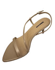 Francesca Heel Nude Sandals - Heeled Sandals Lola Cruz 