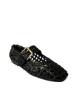 Carmi Mary Jane Flat Black Flats - Ballet Silent D 