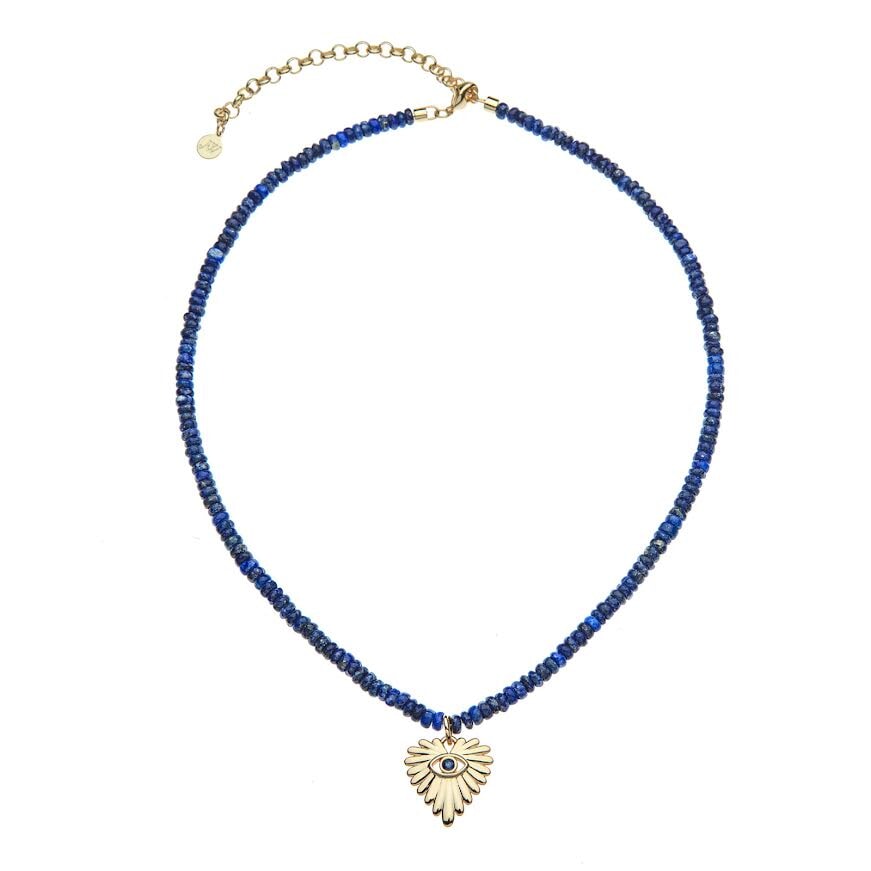 Protect Eye on your Heart Beaded Necklace Necklaces Jane Win 