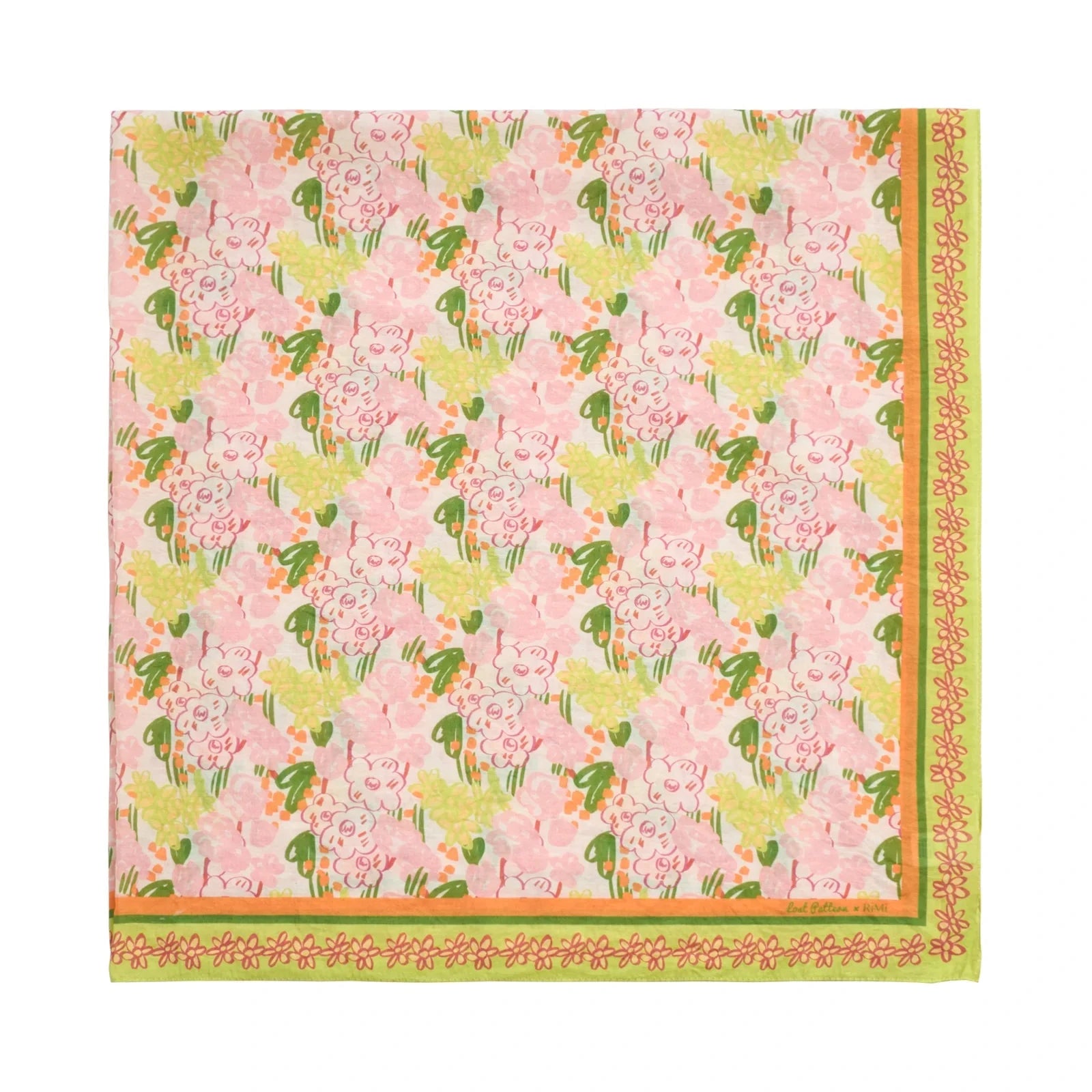 Le Jardin Beach Sarong Wrap Pastel Blush Skirts - Midi Lost Pattern NYC 