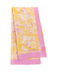 Coco Dream Beach Sarong Wrap Pink & Yellow Scarves Lost Pattern NYC 
