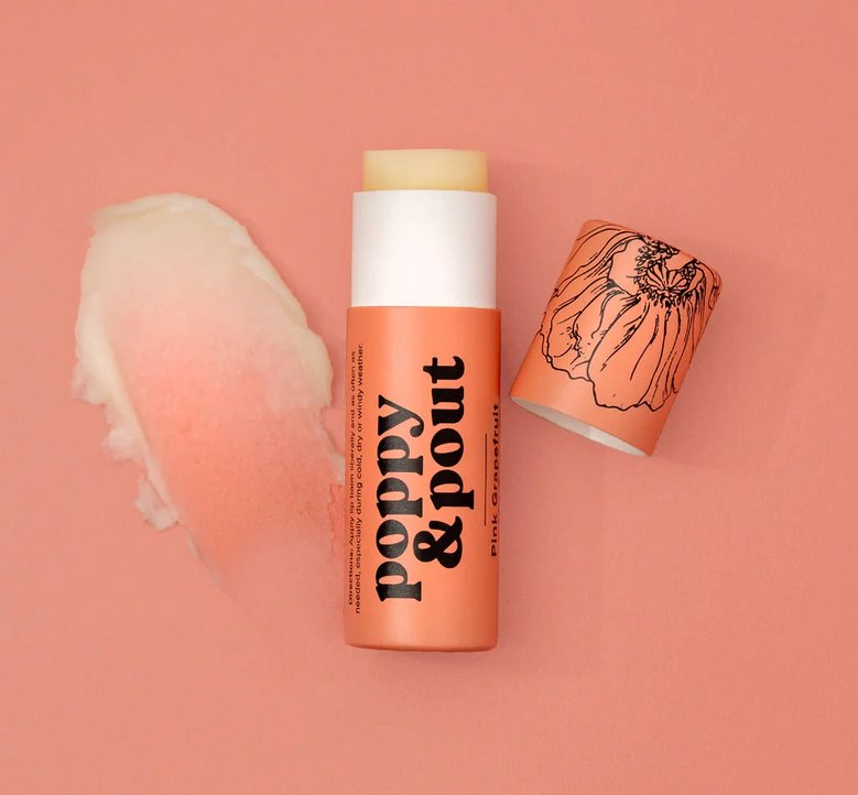 Lip Balm Pink Grapefruit Accessories - Beauty & Hair Poppy & Pout 