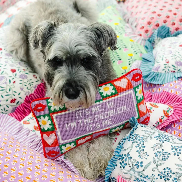 It's Me Needlepoint Pillow Home Decor - Pillows Furbish 