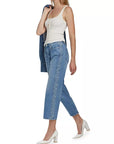 Atelier Le Jane Crop Daylight Pearl Denim - Cropped & Ankle Frame 