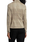 Slade Ponte Single-Breasted Blazer Tan Multi Jackets - Blazers rag & bone 