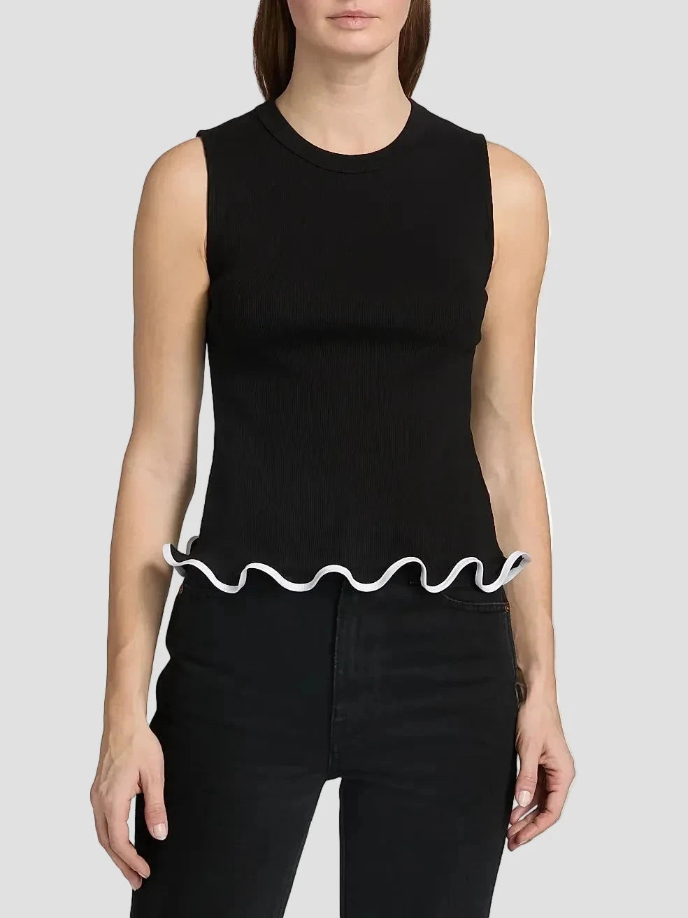 Elianne Sleeveless Top Black Tops - Tanks Veronica Beard 