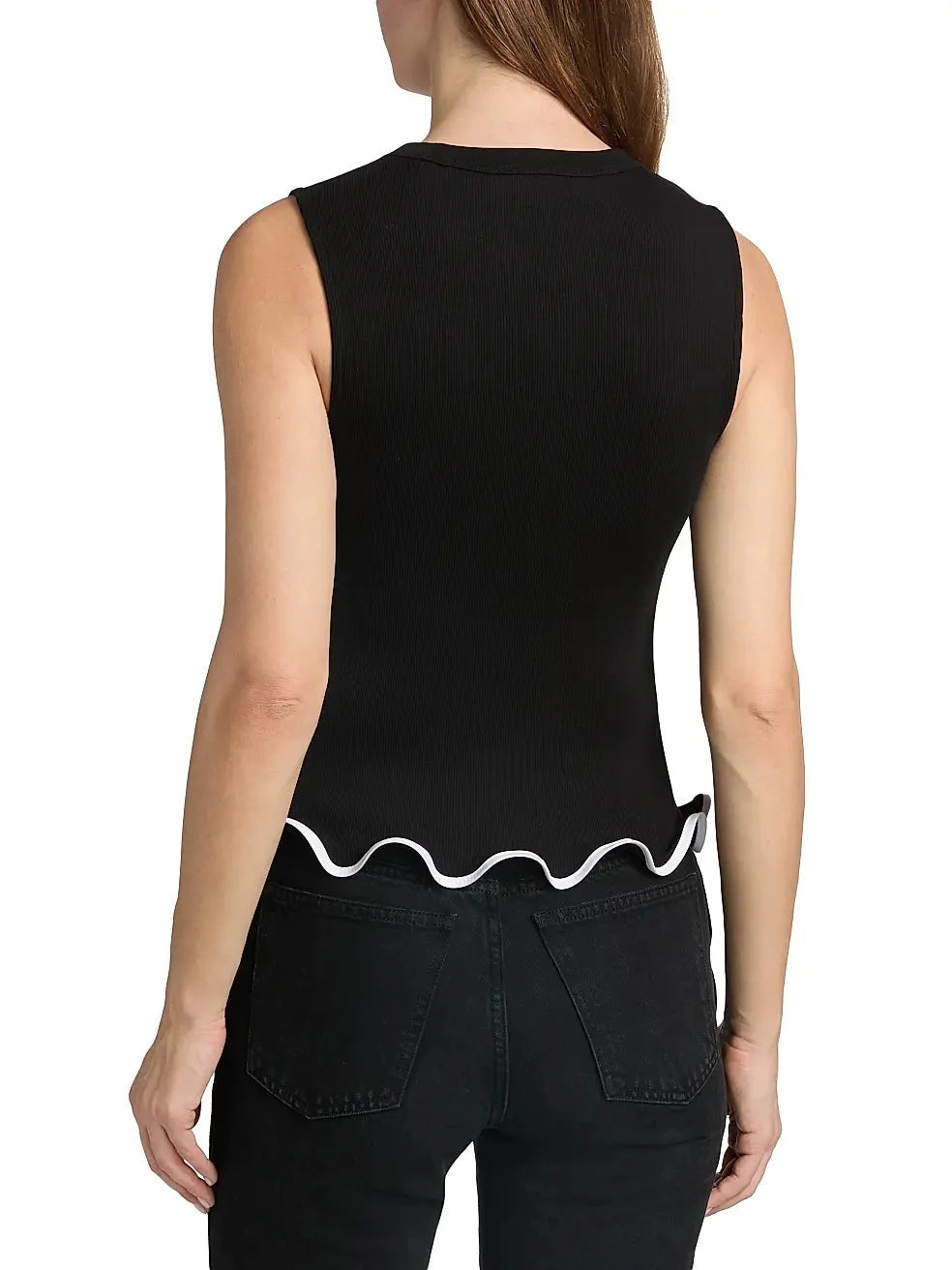 Elianne Sleeveless Top Black Tops - Tanks Veronica Beard 