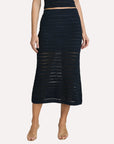 Lana Skirt Night Blue Skirts - Midi A.L.C 