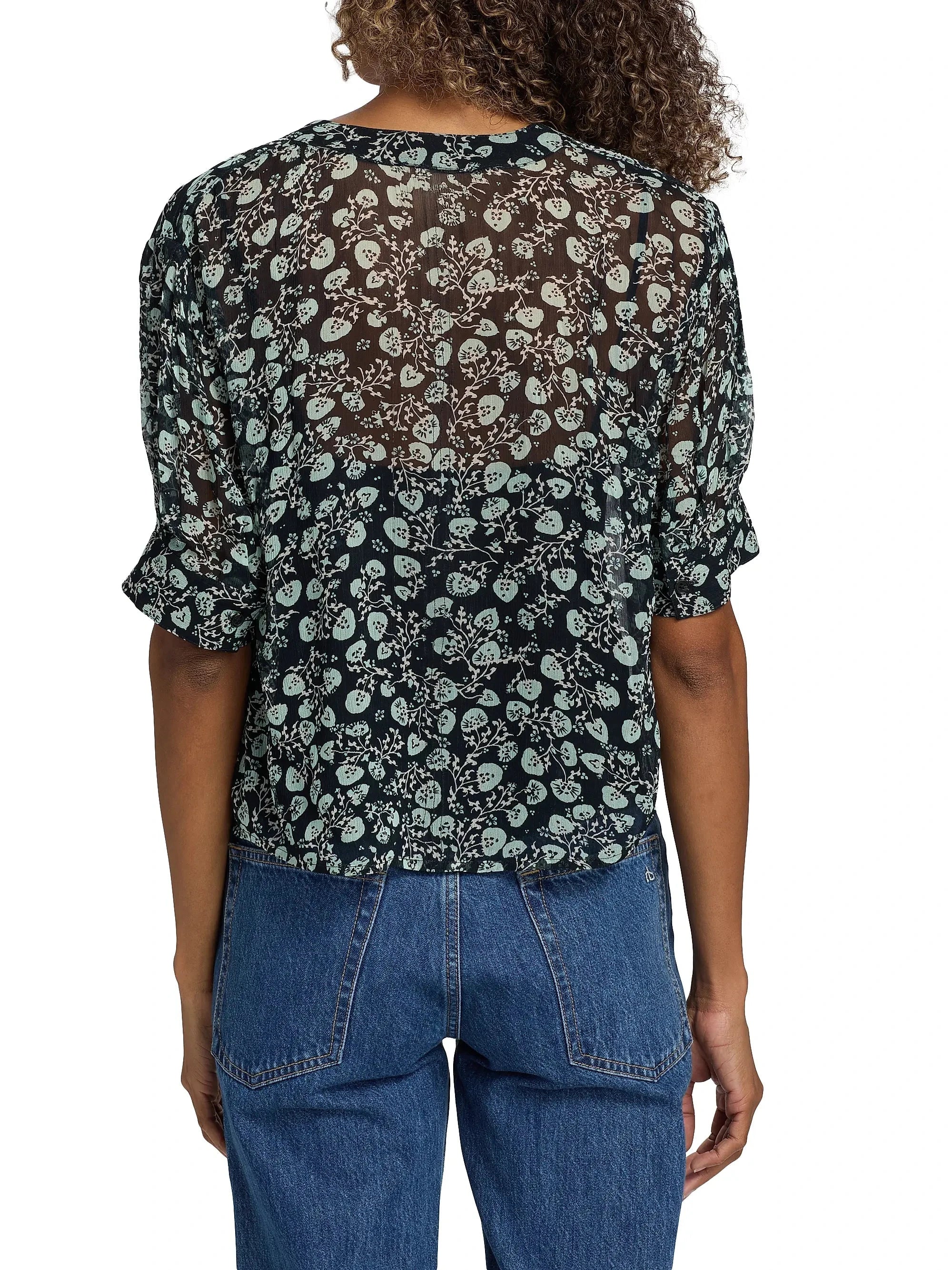 Taylor Floral Shirt Floral Sal Tops - Blouses rag & bone 