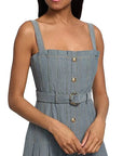 Branwen Denim Dress Light Indigo Dresses - Midi Cinq A Sept 