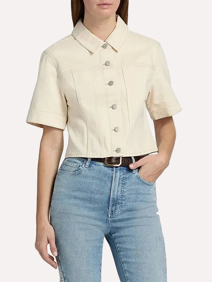 Malcom Jacket Ecru Jackets - Denim Veronica Beard 