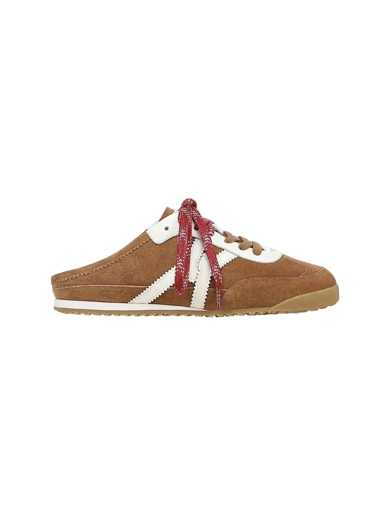 Nicoline Suede Sneaker Chestnut Sneakers Veronica Beard - Shoes 