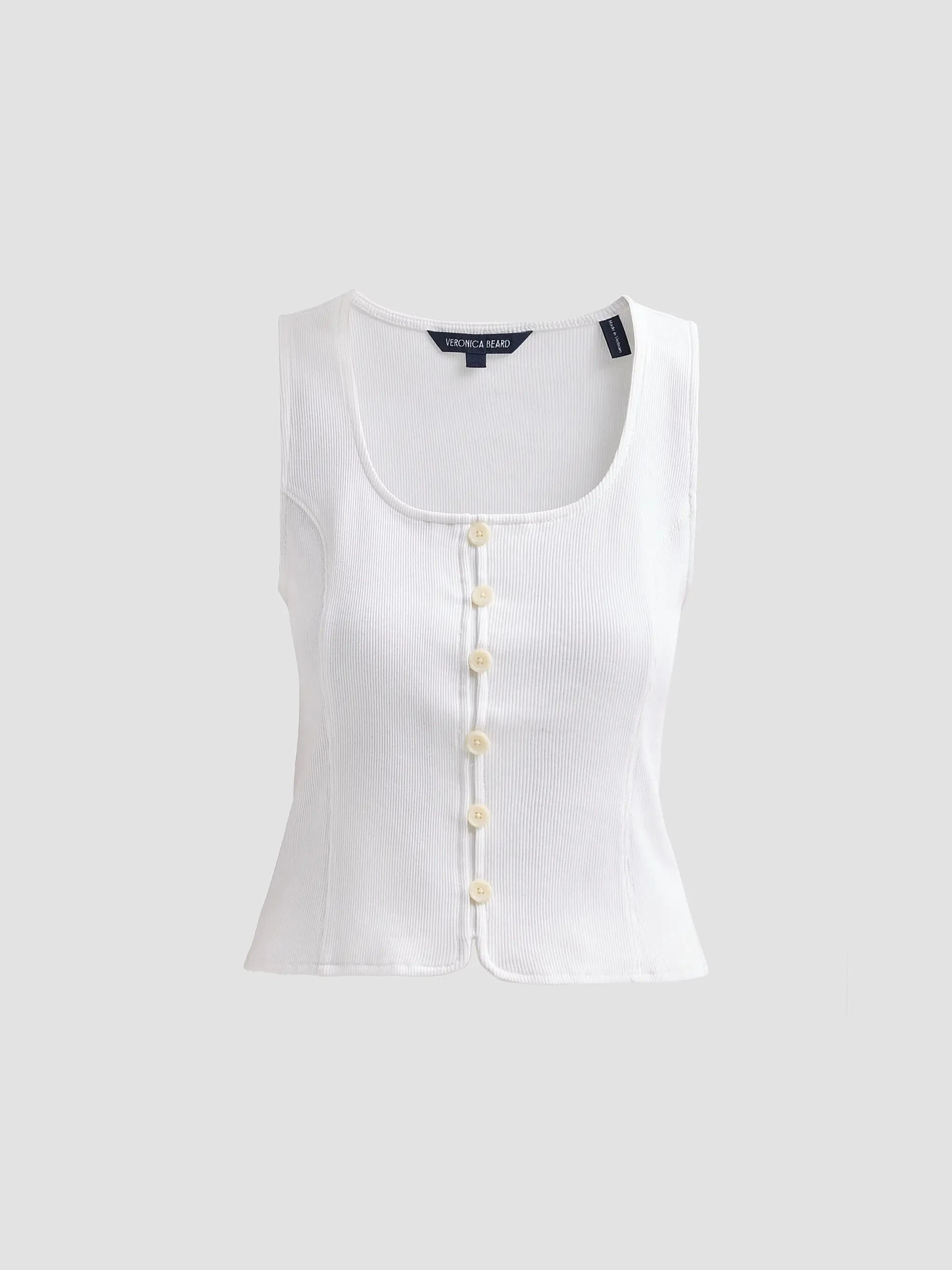 Quenby Top White Tops - Tanks Veronica Beard 