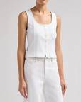Quenby Top White Tops - Tanks Veronica Beard 