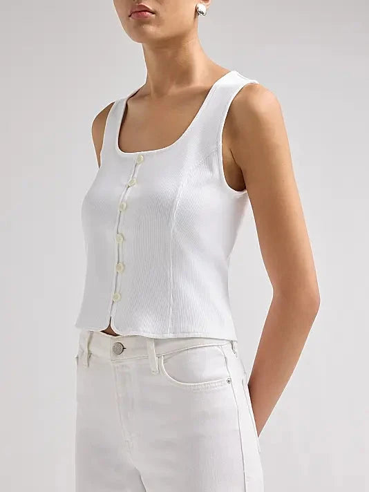 Quenby Top White Tops - Tanks Veronica Beard 