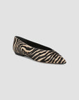 Bancroft Calf Hair Flat Ziger Brown Flats - Ballet Veronica Beard - Shoes 