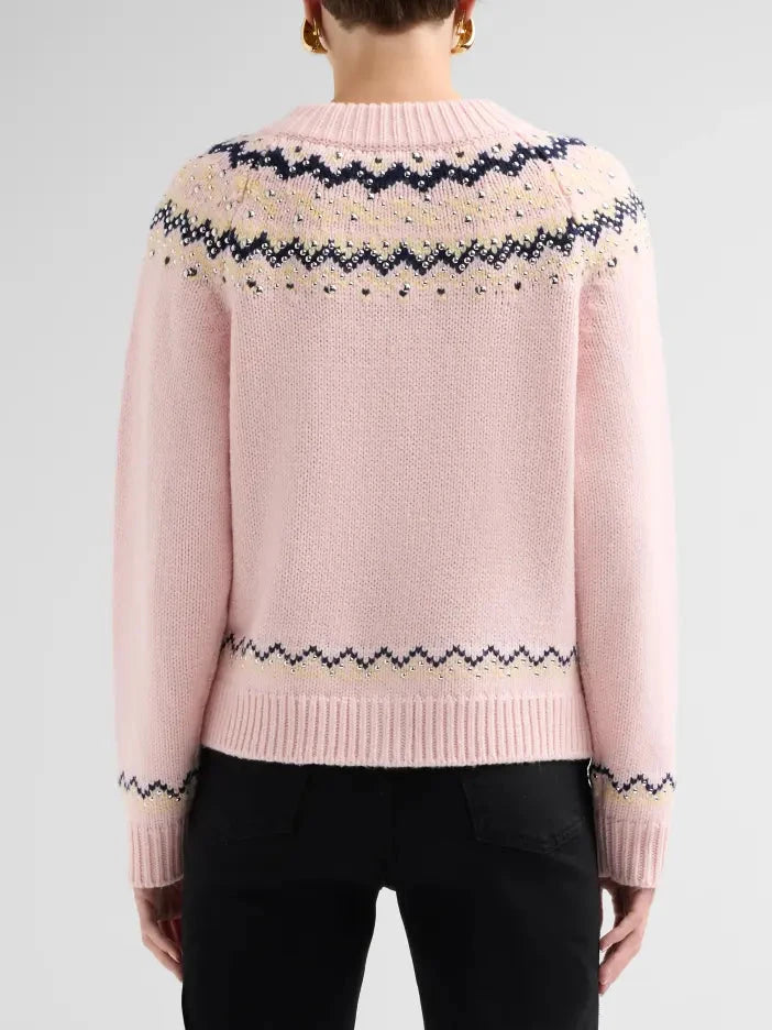 Fallon Stud Fair Isle Cardigan Sweater - Cardigans rag &amp; bone 