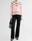 Fallon Stud Fair Isle Cardigan Sweater - Cardigans rag & bone 
