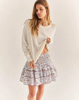 Kylie Skirt Via De Mezzo Skirts - Short Cartolina 