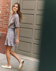 Daphne Dress Boboli Garden in Hydrangea Blue Dresses - Short Cartolina 