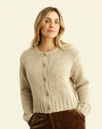 Skye Easy Fit Cardigan Oatmeal Sweater - Cardigans Cartolina 