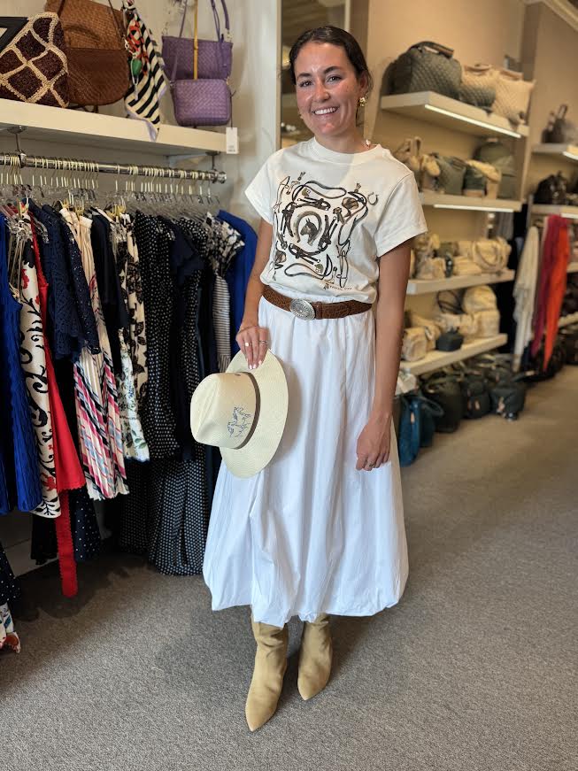 The Grace Skirt White Skirts - Midi The Shirt 