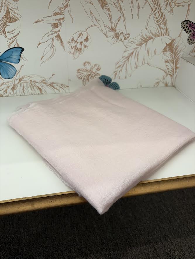 Solid Sheer Felted 40/80" Shawl Rosewater Scarves KAS 