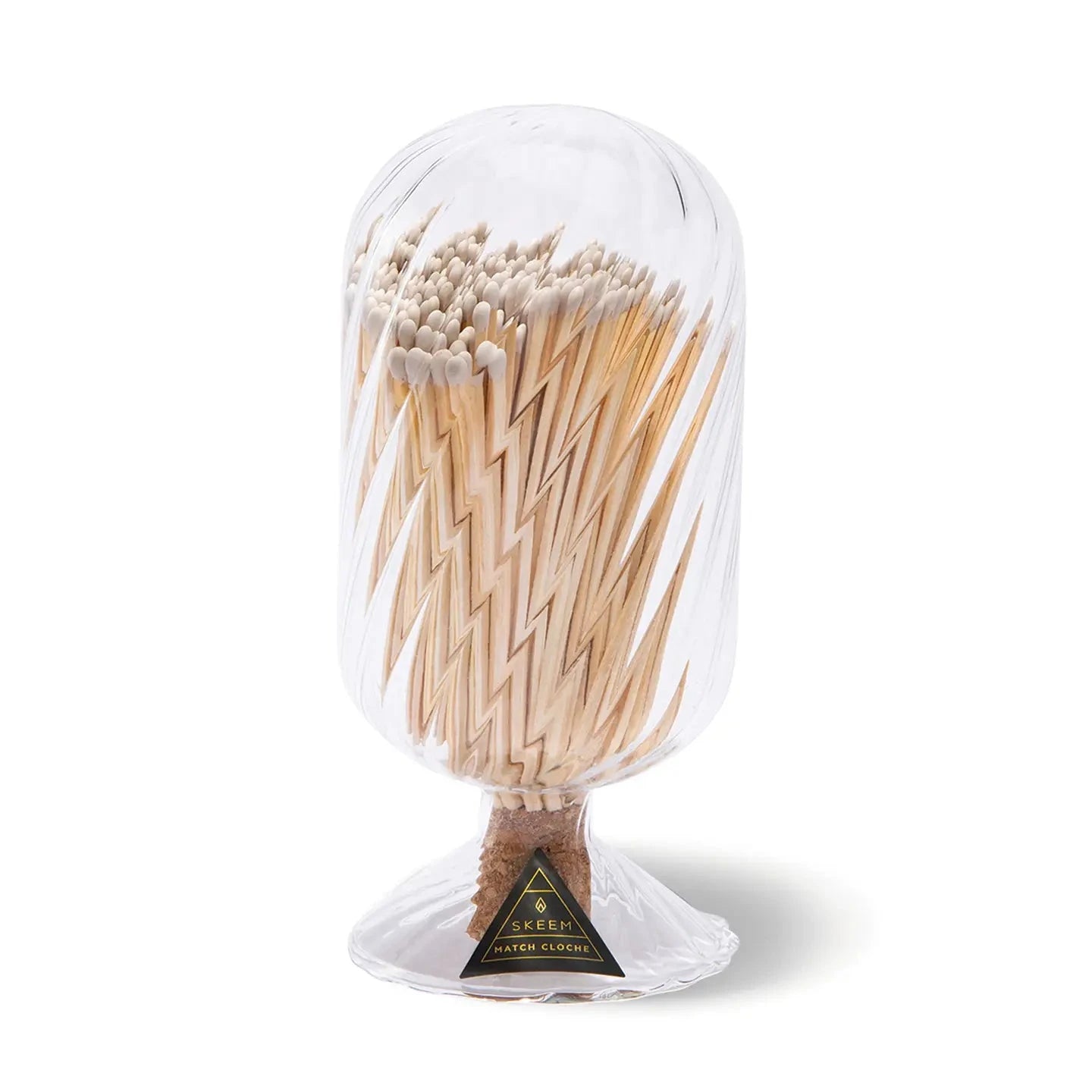 Helix Match Cloche White Tip Home Decor - Decorative Accents Skeem 