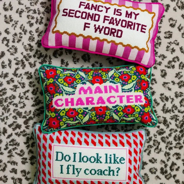 Fancy Needlepoint Pillow Home Decor - Pillows Furbish 