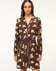 Babs Dress Earth Pressed Floral Dresses - Short Staud 