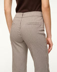 Knack Pant Dark Chocolate Micro Check