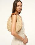 Moon Raffia Bag Natural/Tan Hobo & Shoulder Staud 